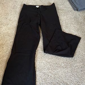 Maternity work pants - black